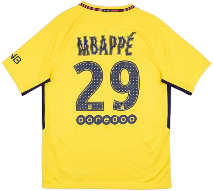 2017-18 Paris Saint-Germain Away Shirt Mbappe #29 - 8/10 - (M)