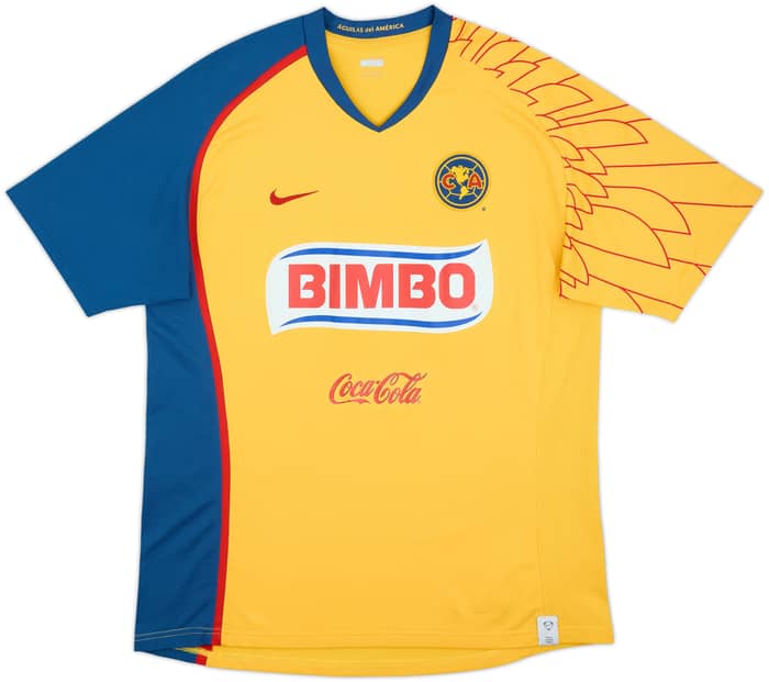 2007-08 Club America Home Shirt - 8/10 - (L)