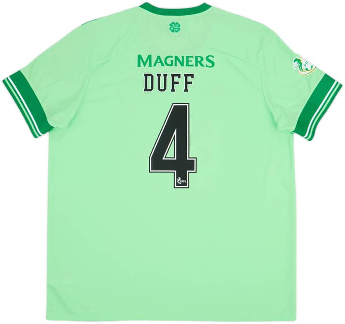 2020-21 Celtic Away Shirt Duff #4 (XXL)