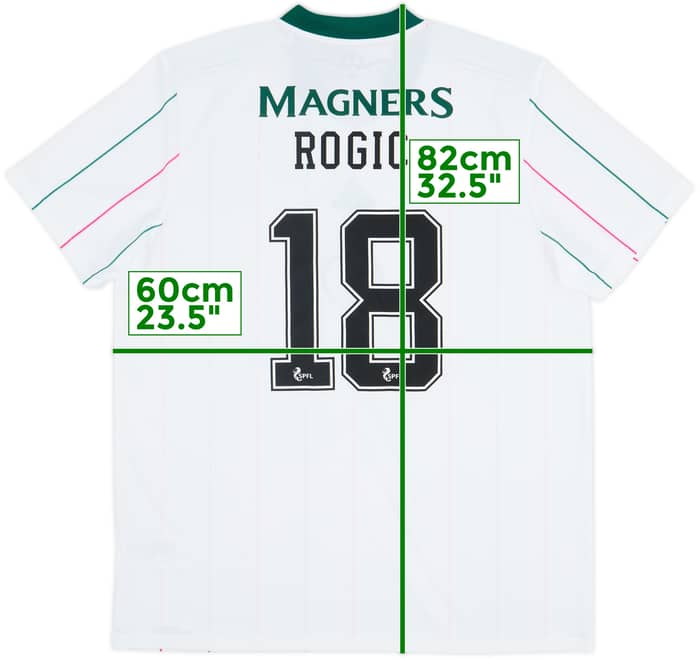 Camiseta de la tercera equipación del Celtic 2021-22 Rogic #18 (XL)