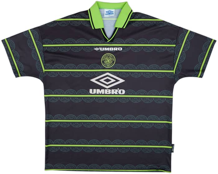 1998-99 Celtic Away Shirt Larsson #7 - 9/10 - (XXL)