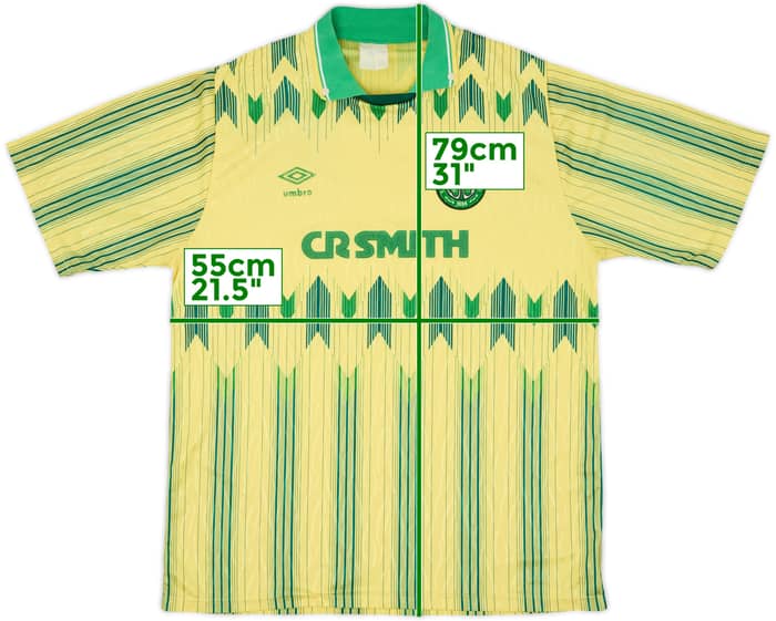 1989-91 Celtic Away Shirt - 8/10 - (L)