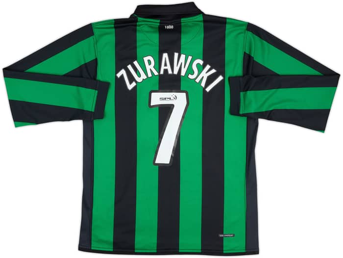 2006-08 Celtic Away L/S Shirt Zurawski #7 - 8/10 - (M)