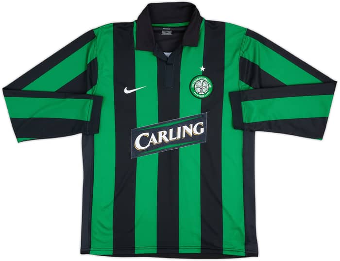 2006-08 Celtic Away L/S Shirt Zurawski #7 - 8/10 - (M)