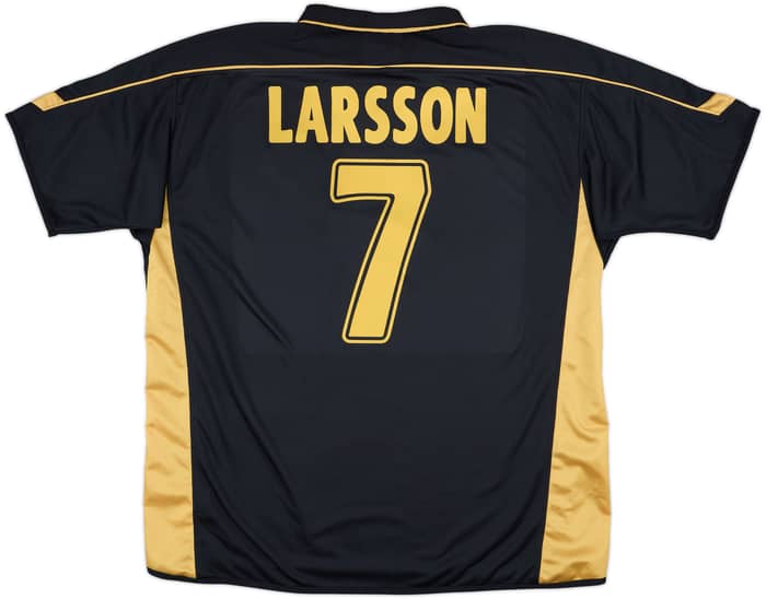2003-04 Celtic Away Shirt Larsson #7 - 8/10 - (XXL)