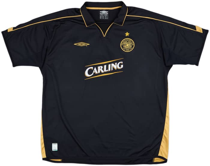 2003-04 Celtic Away Shirt Larsson #7 - 8/10 - (XXL)