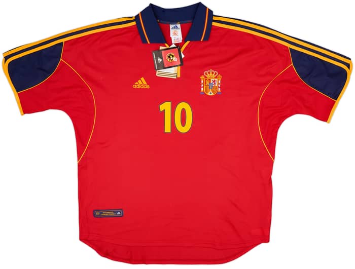 1999-02 Spain Home Shirt Raul #10 (XL)