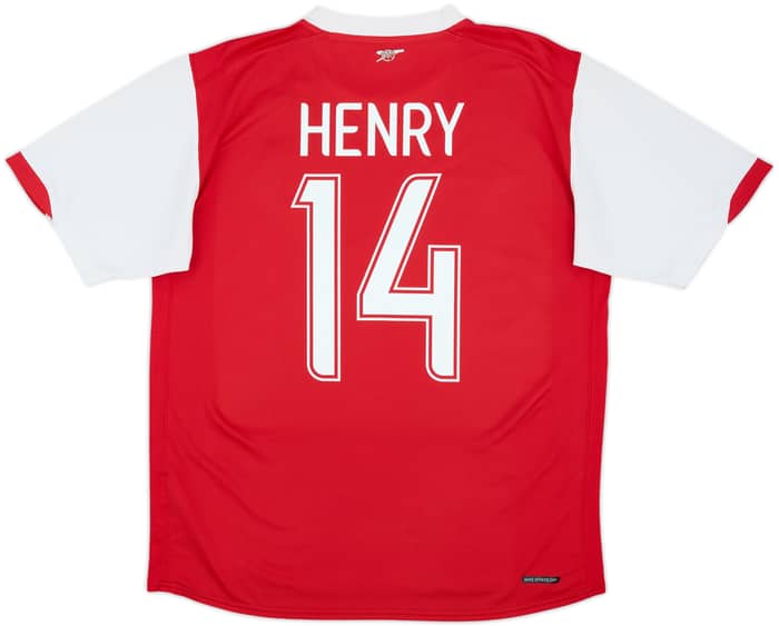 2006-08 Arsenal Home Shirt Henry #14 - 6/10 - (L)