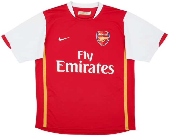 2006-08 Arsenal Home Shirt Henry #14 - 6/10 - (L)