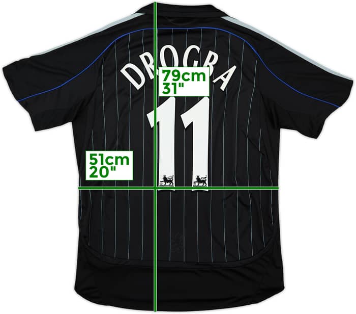 2006-07 Chelsea Tercera Camiseta Drogba #11 - 8/10 - (L)