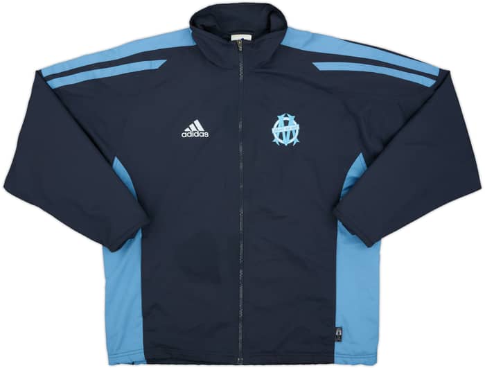 2001-02 Olympique Marseille adidas Track Jacket - 8/10 - (M/L)
