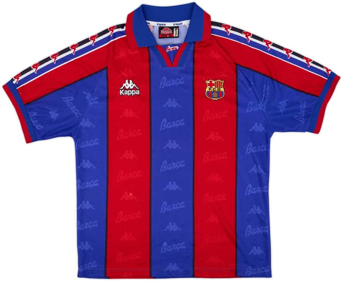 1995-97 Barcelona Home Shirt - 8/10 - (S)