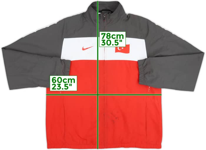 Chaqueta de chándal Nike de Turquía 2010-11 - 7/10 - (L)