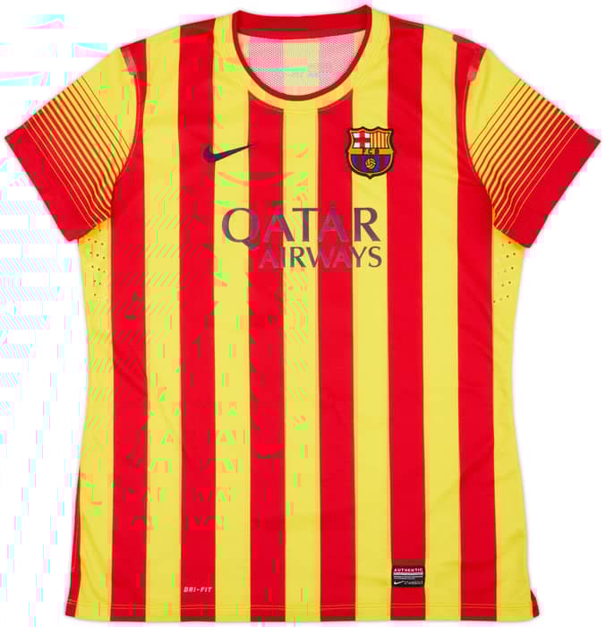 2013-15 Barcelona Player Issue Away Shirt #17 - 7/10 - (Women's L)
