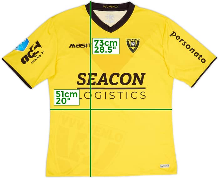 2018-19 VVV Venlo Home Shirt - 10/10 - (L)
