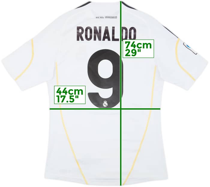 2009-10 Real Madrid Home Shirt Ronaldo #9 - 6/10 - (S)