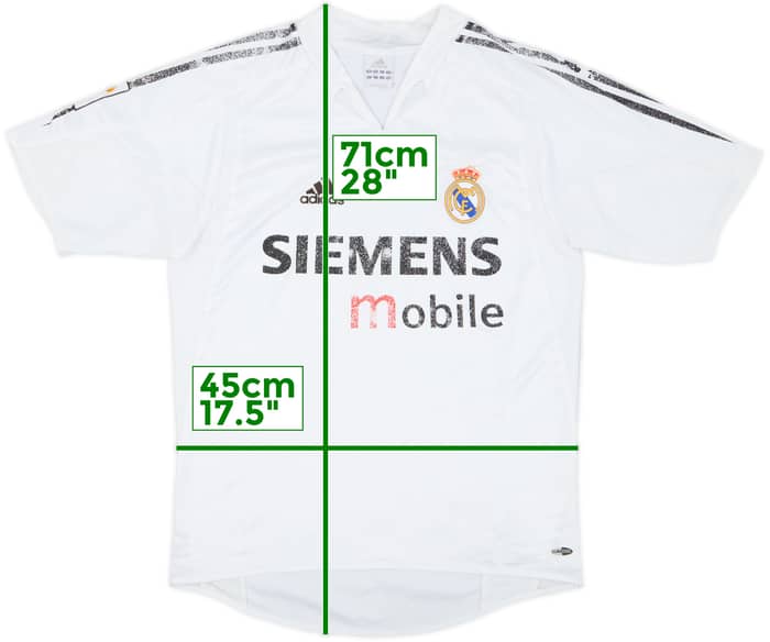 2004-05 Real Madrid Home Shirt - 4/10 - (S)
