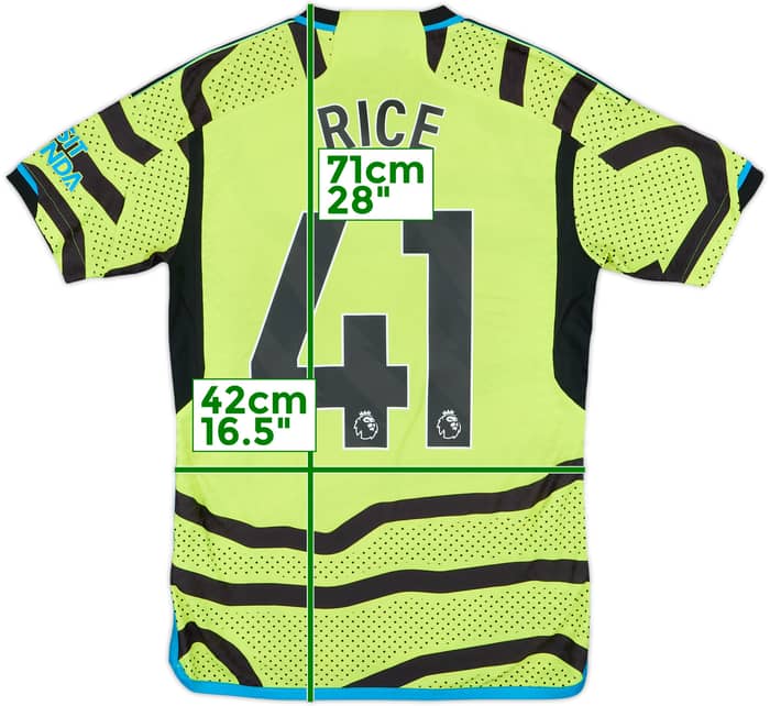 2023-24 Arsenal Away Shirt Rice #41 - 6/10 - (XS)