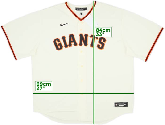 2020-25 San Francisco Giants Nike Home Jersey (XXL)