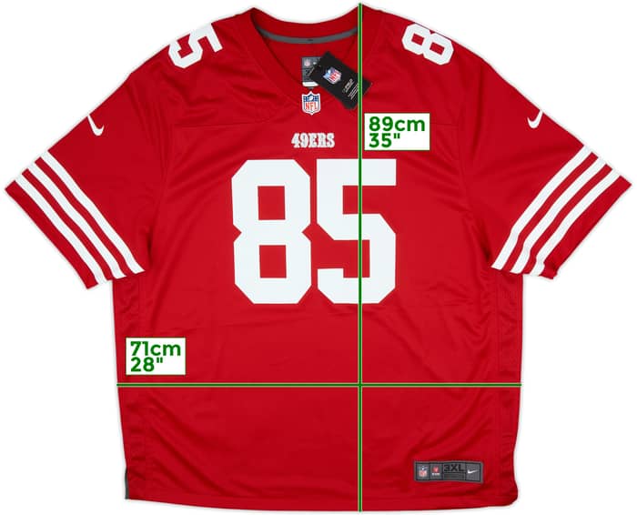 2022-25 San Francisco 49ers Kittle #85 Nike Game Home Jersey (3XL)