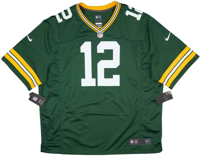 2012-22 Green Bay Packers Rodgers #12 Nike Game Home Jersey (3XL)