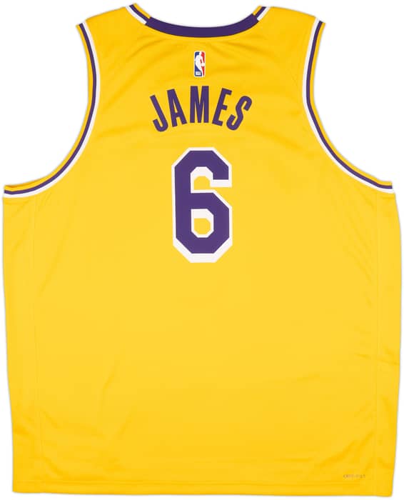 2021-23 LA Lakers James #6 Nike Swingman Away Jersey (3XL)