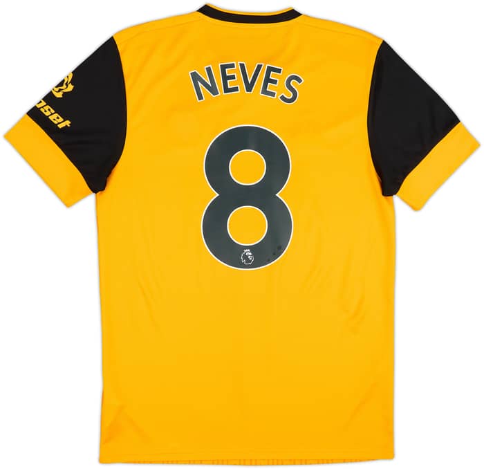 2020-21 Wolves Home Shirt Neves #8 - 9/10 - (S)