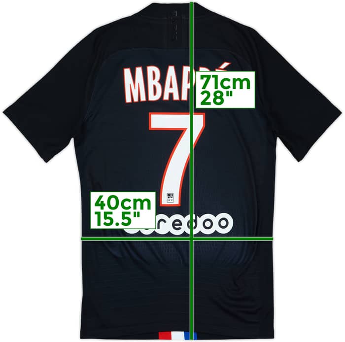 2019-20 Paris Saint-Germain Authentic Fourth Shirt Mbappe #7 - 8/10 - (XS)