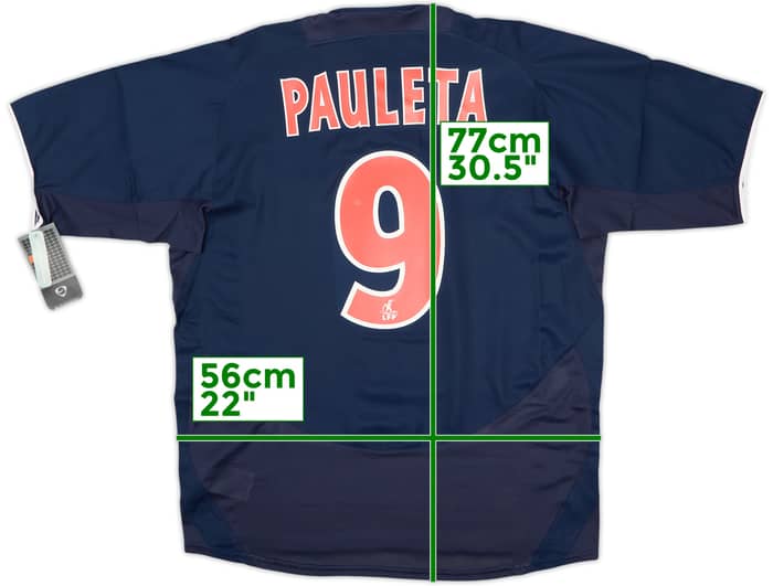 2003-04 Paris Saint-Germain Home Shirt Pauleta #9 (L)