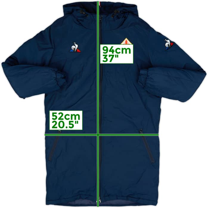 2018-19 Fiorentina Le Coq Sportif Abrigo de banquillo acolchado - 10/10 - (XS)