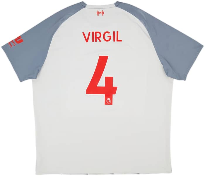 2018-19 Liverpool Third Shirt Virgil #4 - 6/10 - (XXL)