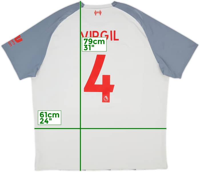 2018-19 Liverpool Third Shirt Virgil #4 - 6/10 - (XXL)