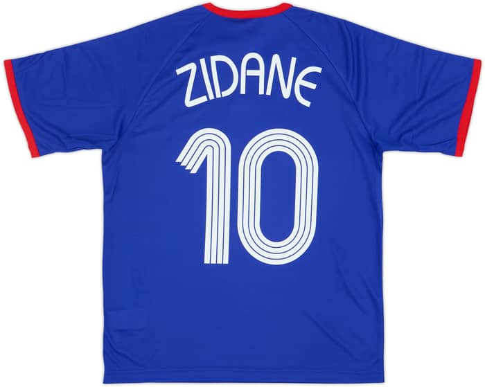2006-07 France Basic Home Shirt Zidane #10 (M)