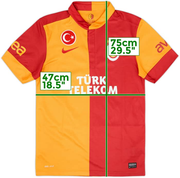 2012-13 Galatasaray Home Shirt - 8/10 - (S)