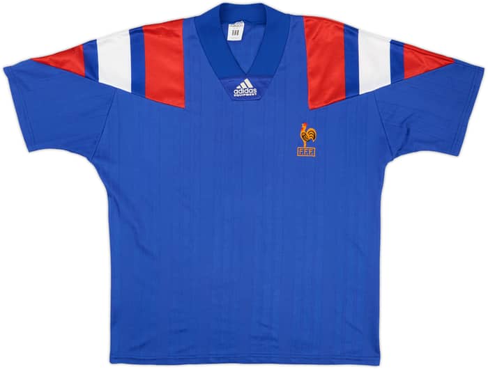 1992-94 France Home Shirt Cantona #7 - 6/10 - (L)