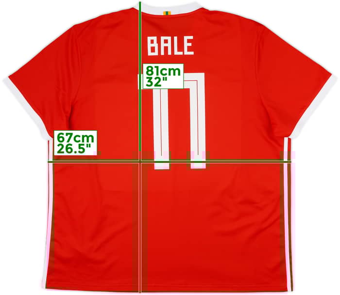 2018-19 Wales Home Shirt Bale #11 - 9/10 - (XXL)
