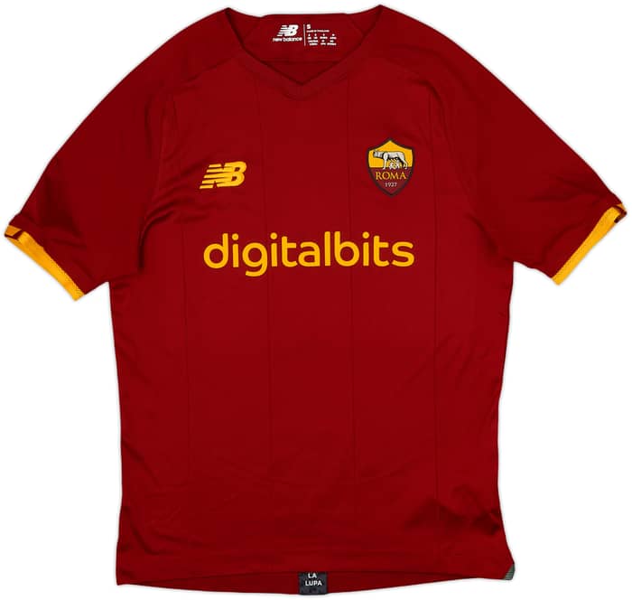 2021-22 Roma Home Shirt - 10/10 - (S)