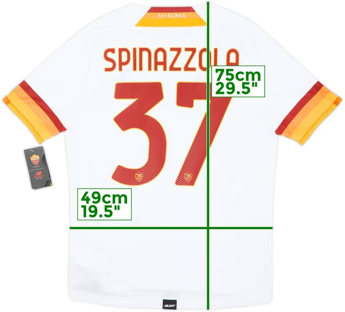 2021-22 Roma Away Shirt Spinazzola #37 (M)