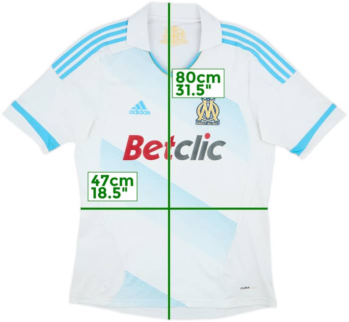 2011-12 Olympique Marseille Home Shirt - 5/10 - (M)
