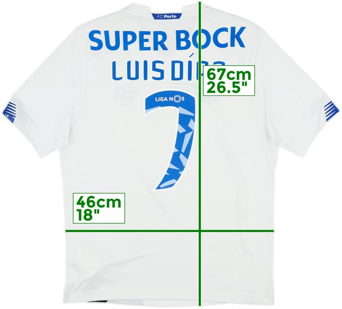 2020-21 Porto Third Shirt Luis Diaz #7 - 8/10 - (S)