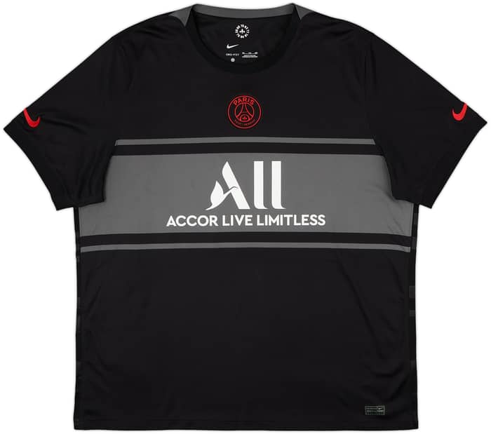 Camiseta de la tercera equipación del Paris Saint-Germain 2021-22 Mbappe #7 - 10/10 - (XXL)