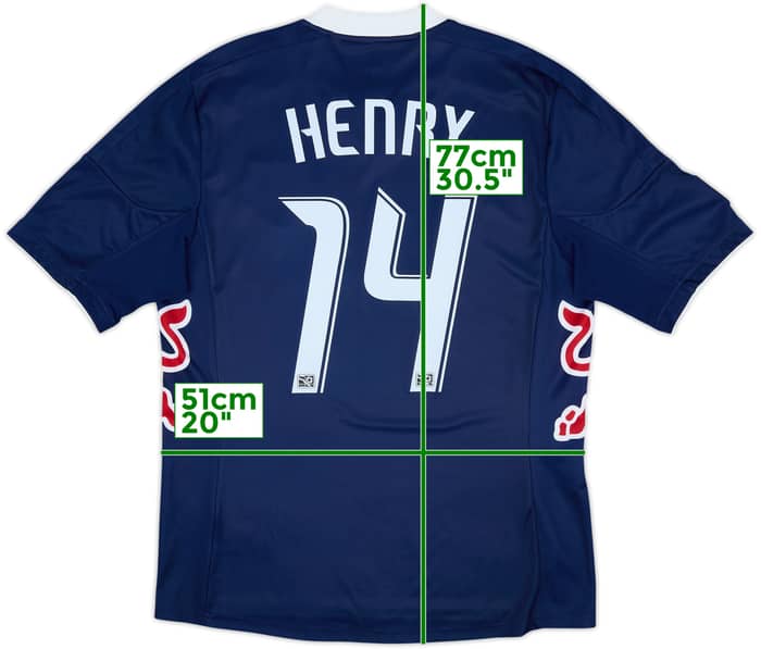 Camiseta de visitante del New York Red Bulls 2012 Henry #14 - 9/10 - (L)