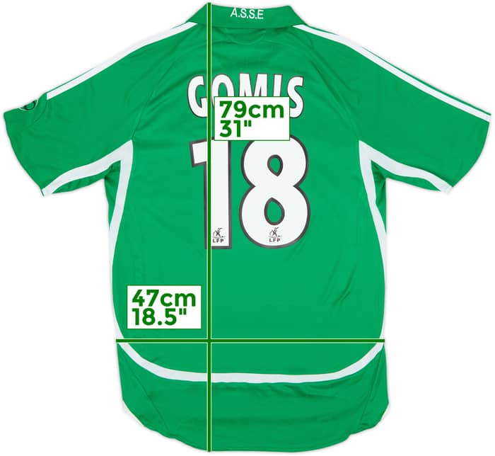 Camiseta de local del Saint Etienne 2006-07 Gomis #18 - 8/10 - (S)