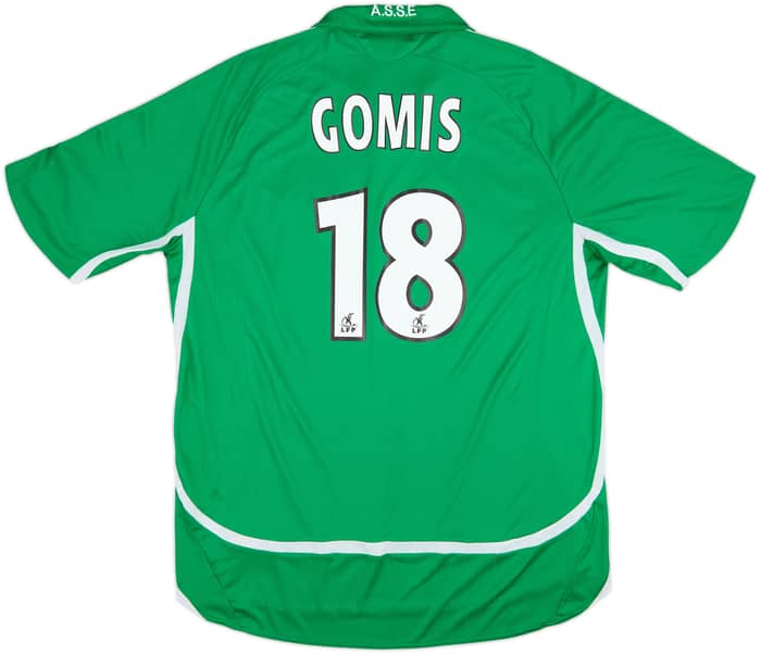 2006-07 Saint Etienne Home Shirt Gomis #18 - 8/10 - (XL)