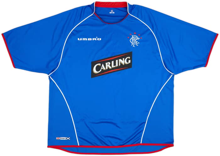 2005-06 Rangers Home Shirt Ferguson #6 - 6/10 - (XXL)