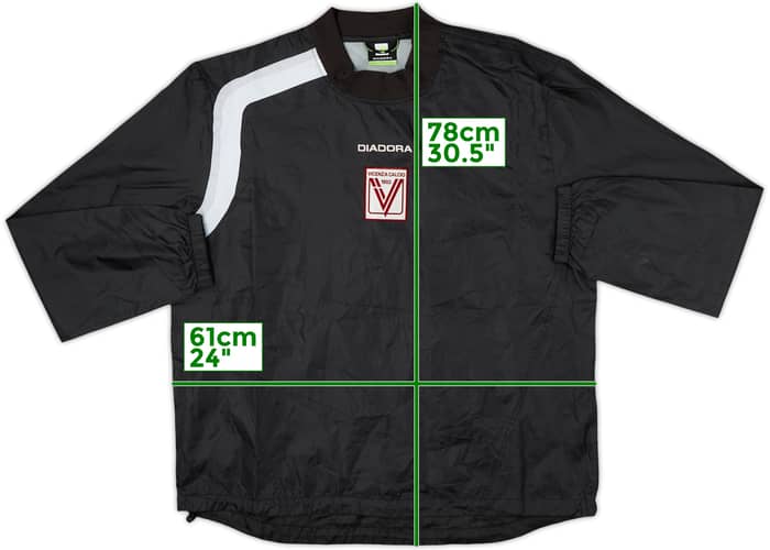 2007-08 Vicenza Diadora Drill Top - 8/10 - (L)