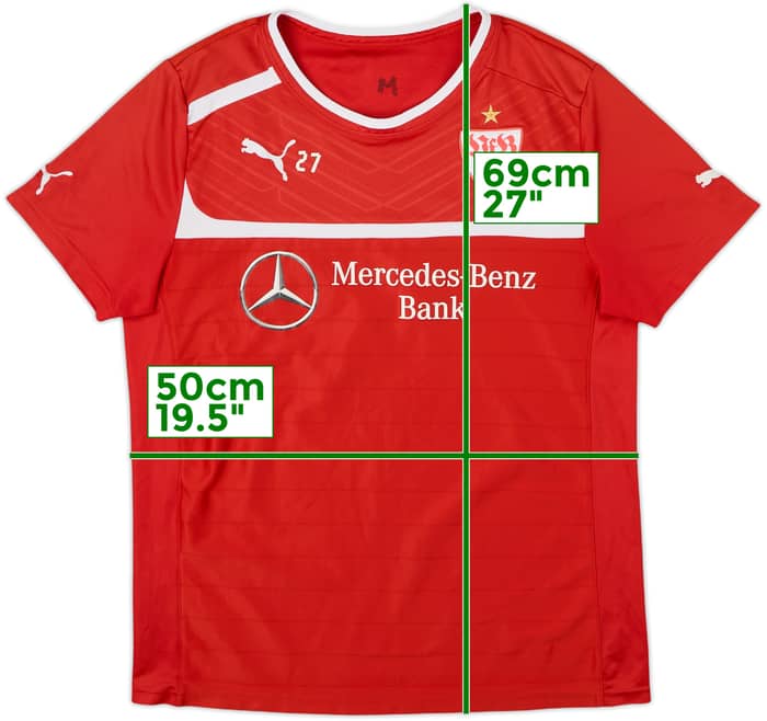 2012-13 Stuttgart Player Issue Puma Training Shirt #27 - 8/10 - (S)