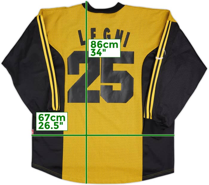 2000-01 Cesena Match Issue GK Shirt Legni #25