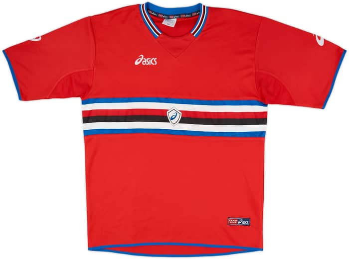 2003-04 Sampdoria Asics Training Shirt - 8/10 - (L)