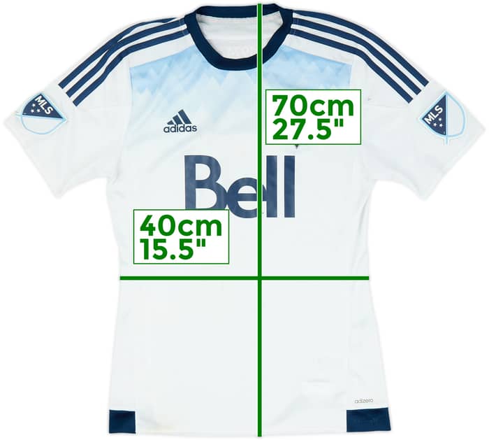 2015 Vancouver Whitecaps Authentic Home Shirt - 6/10 - (S)
